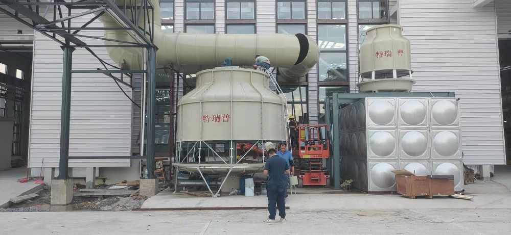 冷水機組及冷卻塔水循環(huán)降溫系統(tǒng)